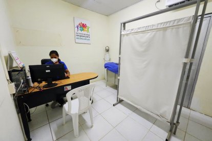 La atención en el hospital de Manglaralto se normalizó este viernes 7 de marzo.