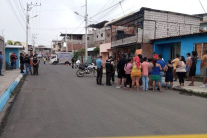 Los vecinos están asombrados por la criminalidad que se vive en Manta.