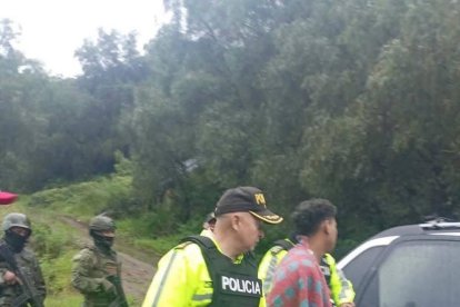 El presunto líder de Los Lobos en Tungurahua recibió un tiro en el pie en un operativo previo.