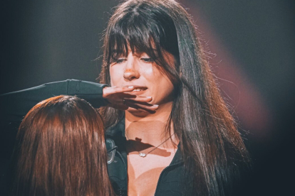 Abby, en su careo con RoRo Bueno para la Velada del Año V.