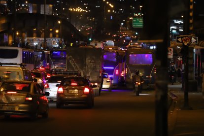 La zona en que el policía fue baleado, en la Entrada de la 8.