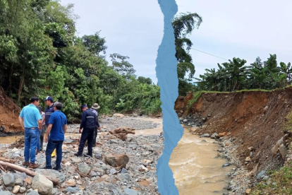 Más de 100 familias están afectadas como consecuencias de las lluvias y deslizamientos.
