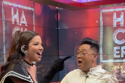 Al día siguiente volvieron a vestirse con brillos.