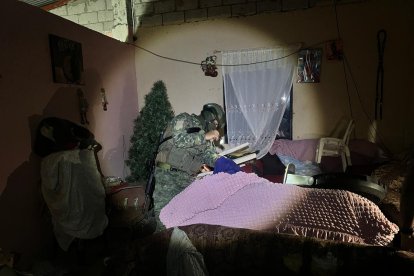 Durante la incursión militar y policial.