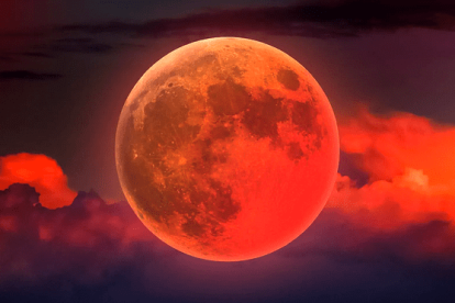 Esta noche se podrá ver la Luna de Sangre.