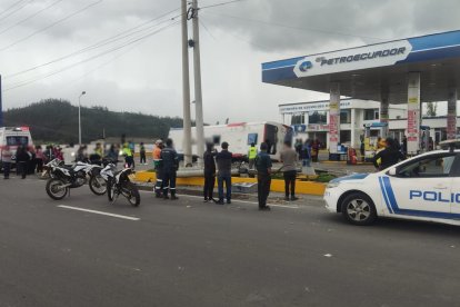 Las indagaciones comenzaron apenas se produjo el hecho. Se presume que una motocicleta ocasionó la desgracia.