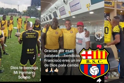 Francisco Zapata y varias actividades en Barcelona SC.