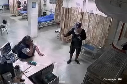 Los delincuentes amedrentaron a personal de salud del hospital de Urdaneta.