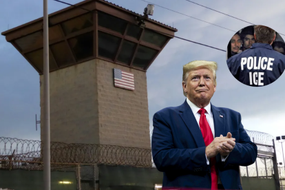 Entre la vigilancia de la policía migratoria y la sombra de Guantánamo, el plan de Trump para los migrantes se enfrenta a serias dudas internas.