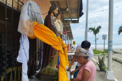 Los pobladores se unen para preparar las actividades y celebrar al santo patrono.