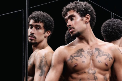 Bad Bunny modeló en ropa interior para Calvin Klein.