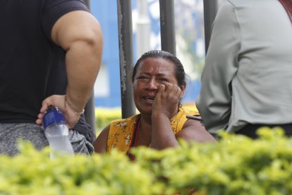 Nada calmaba el dolor de la desconsolada madre.