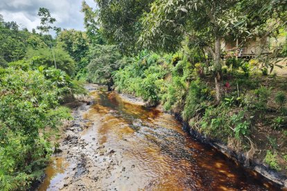 El agua de los ríos tiene presencia de crudo.