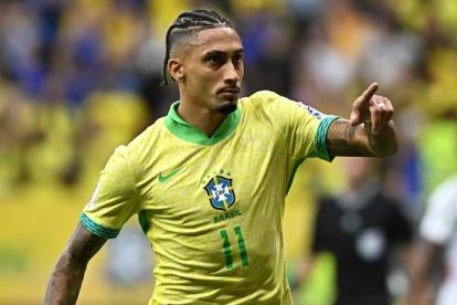 Rafinha, volante ofensivo de la selección de Brasil.