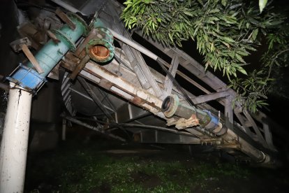 Faltaba parte de la estructura por ceder.