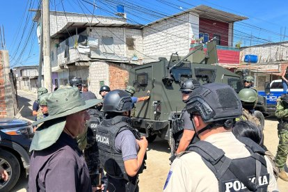 La  mañana del 20 de marzo, elementos del Bloque de Seguridad intervinieron en distintos puntos de Puerto Bolívar.