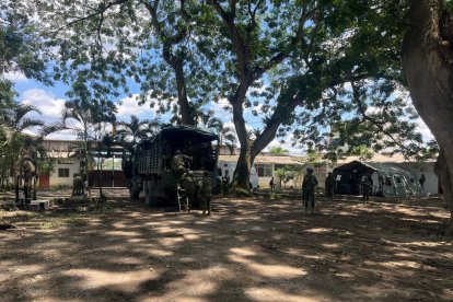 Desde el 7 de marzo están operativos dos bases militares provisionales.