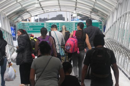 Al pastor lo ubicaron en la terminal terrestre de Quitumbe, al sur de Quito.