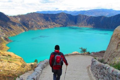El Quilotoa es una de las 15 lagunas de origen volcánico más hermosas del mundo.