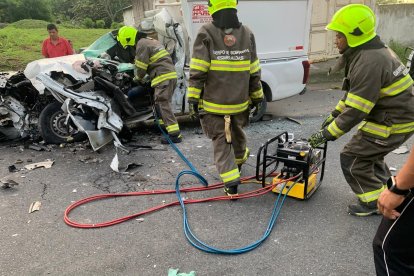 Una persona resultó fallecida tras accidente de tránsito en Esmeraldas.