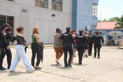 Hay mujeres entre las detenidas este 26 de marzo.