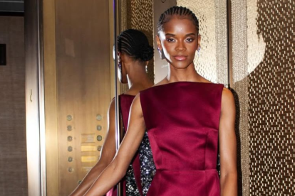 La actriz Letitia Wright.