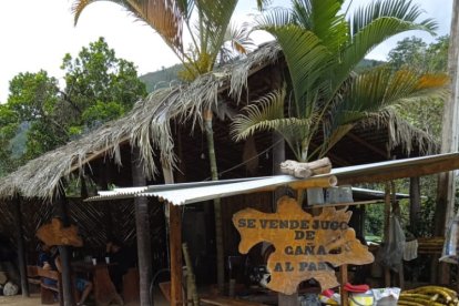 El sitio del crimen en Chinchipe.