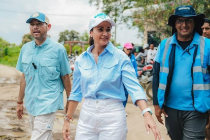 La prefecta del Guayas, Marcela Aguiñaga.