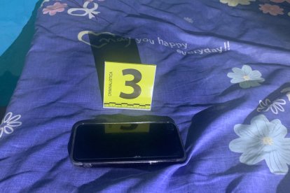 Las evidencias fueron fijadas por agentes de Criminalística.