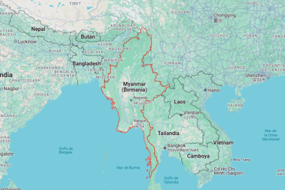 Birmania, país del sudeste asiático, sufrió devastador terremoto.