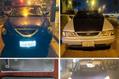 Varios vehículos fueron incautados como evidencia.