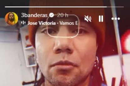 Con un video en sus historias, José Victoria dio a conocer a sus seguidores sobre su nueva canción.