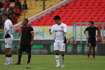 Villamil hizo el gol de Liga de Quito ante el D. Cuenca