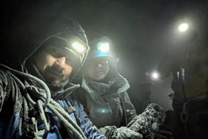 Esta fotografía se tomó Lenin Almachi horas antes de que ocurriera la Avalancha.