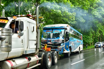 El conductor del bus se habría dado a la fuga tras el siniestro.