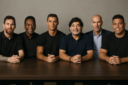 Messi, Pele, CR7, Maradona, Zidane y Ronaldo hacen parte de la lista de los mejores futbolistas de la historia según la revista inglesa.