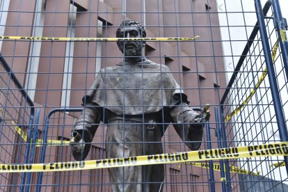 Han vandalizado algunos momumentos del Centro Histórico.