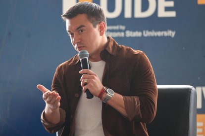 Daniel Noboa reacciona a aranceles de Donald Trump.