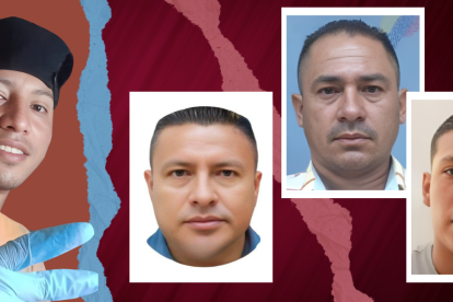 El extranjero, el empresario y el padre e hijo asesinados.