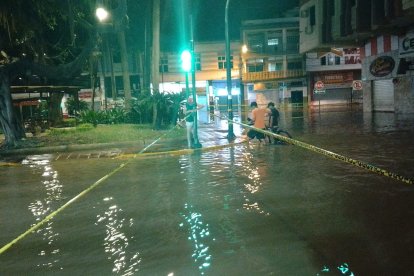 Así lucen las calles de la ciudad.