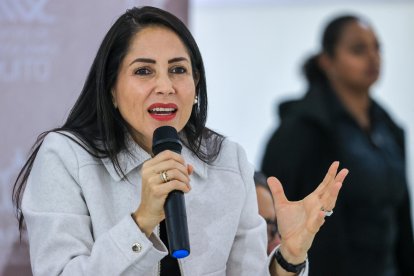 Luisa González habló sobre reunión Daniel Noboa - Donald Trump.