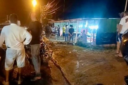 En la comunidad Pachinche Adentro se registró un ataque armado.