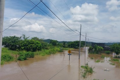 Así luce Mi Lote 2 en cada aguacero.