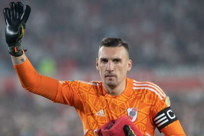 Franco Armani, portero de River Plate.