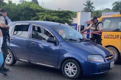 El vehículo implicado en el hecho.