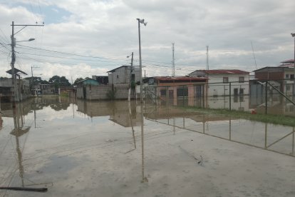 Así quedó el barrio Marochal tras la crecida del río.