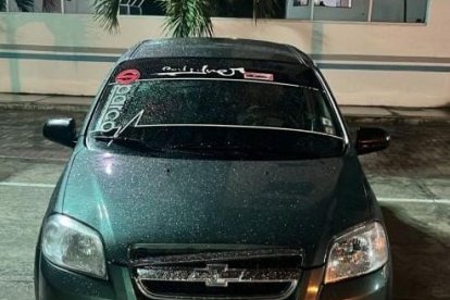 En este carro se movilizaba la fémina