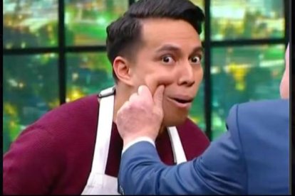 Un par de veces se ganó los 'cachetitos' del juez Rausch, por sus buenos platos.