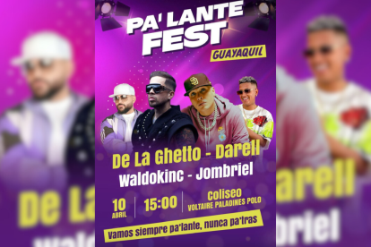 Imagen promocional del cierre de campaña de Daniel Noboa.