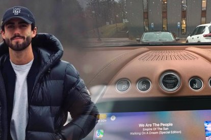 Leonardo Campana publicó una foto de su carro en su Instagram.